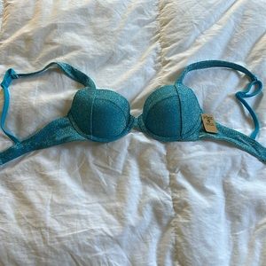 PINK bikini top, new with tags